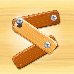 Icono de Wood Nuts & Bolts Screw Puzzle